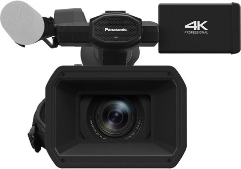 كاميرا الفيديو المحمولة Panasonic HC-X20 4K مع حزمة اتصال غنية + مجموعة ملحقات تتضمن ذاكرة Extreme Pro سعة 64 جيجابايت ومرشحات وحقيبة وحزمة برامج تحرير الفيديو/الصور والمزيد (25 عنصرًا) (متجددة) in Saudi Arabia