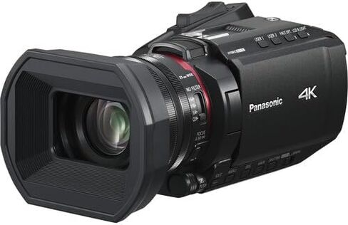 كاميرا فيديو باناسونيك HC-X1200 UHD 4K HDMI مع حزمة تكبير 24x + مجموعة ملحقات تتضمن ذاكرة Extreme Pro سعة 64 جيجابايت، ومرشحات، وحقيبة، وحزمة برامج تحرير الفيديو/الصور والمزيد (18 عنصرًا) (متجددة) in Saudi Arabia