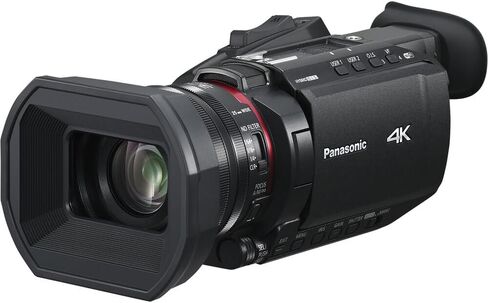 Panasonic HC-X1600 UHD 4K HDMI Camcorder with 24x Zoom Bundle + Accessory Package Including 64GB Extreme Pro Memory, LED Video Light, Microphone, Case & More (18 Items) (Renewed) in Saudi Arabia