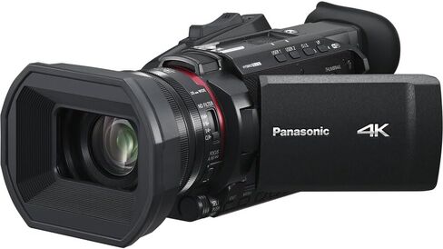 Panasonic HC-X1600 UHD 4K HDMI Camcorder with 24x Zoom Bundle + Accessory Package Including 64GB Extreme Pro Memory, LED Video Light, Microphone, Case & More (18 Items) (Renewed) in Saudi Arabia