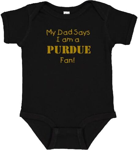Campus Originals My Dad Says I am a Purdue Fan Bodysuit Romper Outfit in Saudi Arabia