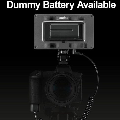 شاشة GODOX GM55 على الكاميرا، شاشة لمس 5.5 بوصة 4K HDMI، زاوية عرض 160 درجة ارتفاع/160 درجة فولت، دقة Full HD 1920x1080، تدعم 25 LUT مخصص ثلاثي الأبعاد، مخرج طاقة 8 فولت/1.5 أمبير للجوال والتقاط الموقع in Kuwait