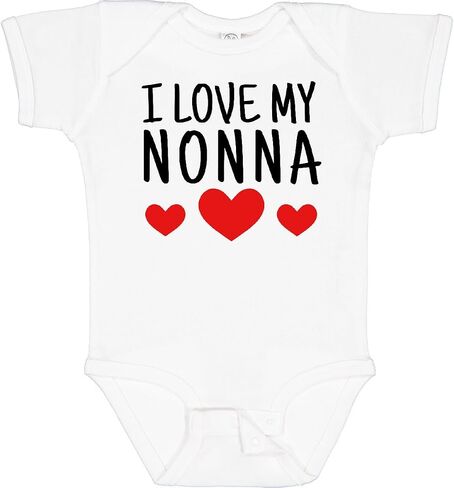 inktastic I Love My Nonna Baby Bodysuit in Saudi Arabia
