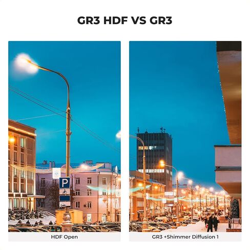 49mm Glimmerglass Shimmer Diffusion 1 Effect Filter + UV Protective Filter for Ricoh GR IIIx + 42-49mm Filter Adapter Ring in Saudi Arabia