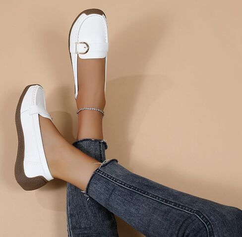 Loafers for Women Business Casual Slip On Flat Shoes Comfortable Lightweight Penny Loafers Work Flats Comfort Walking Shoes in Saudi Arabia