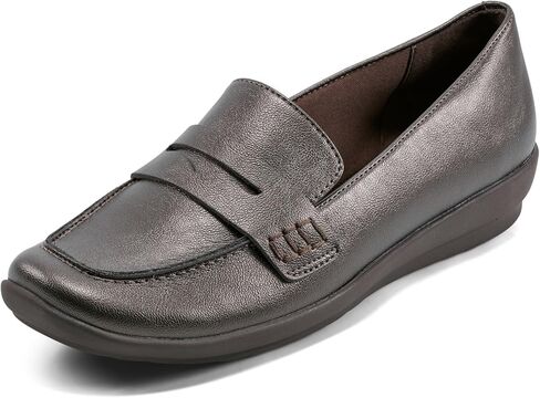 Easy Spirit Women's Loafer Flat, Bronze, 5.5 in Saudi Arabia