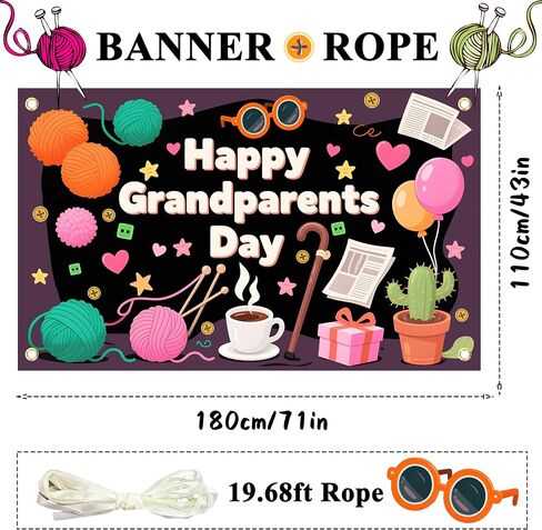 Happy Thanksgiving Banner Backdrop 71x43 Inch Thanksgiving Decorations Maple Leaves Turkey Pumpkin Photo Backdrop Banner Fall Themed Party Decorations with 19.68ft Ribbon in Kuwait