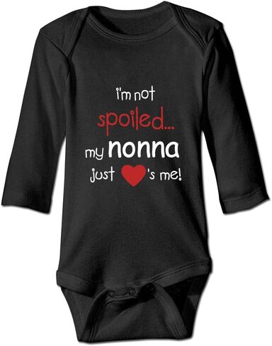 بدلة أطفال أنا لست مدللة من Nonna Just Loves Me لحديثي الولادة، ملابس لطيفة in Kuwait