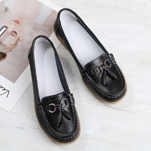 Loafers for Women Business Casual Dress Shoes Comfortable & Lightweight Penny Loafers Slip On Comfort Tassel Work Office Comfort Walking Flats in Saudi Arabia