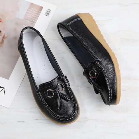 Loafers for Women Business Casual Dress Shoes Comfortable & Lightweight Penny Loafers Slip On Comfort Tassel Work Office Comfort Walking Flats in Saudi Arabia