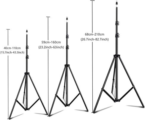 43/62/82 inch Projector Tripod with Stretchable Aluminum Bracket, Height Adjustable(23.2inch-62.9inch) in Saudi Arabia