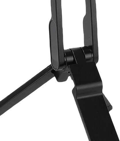 VBESTLIFE Magnetic Phone Tripod Stand, Metal Smartphone Mini Tripod Pocket Cell Phone Stand Strong Magnet Quick Mount Compatible with for iOS 17 16 15 14 13 12 (Black) in Saudi Arabia