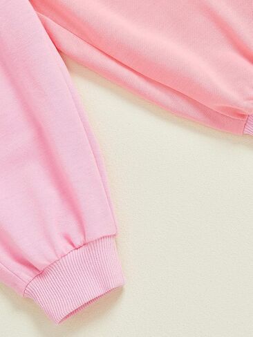 Toddler Baby Girl Clothes Long Sleeve Bow Print Sweatshirt Top And Pants Set Cute Girl Fall Winter Outfits in Kuwait