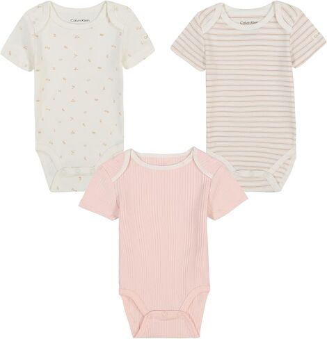 Calvin Klein baby-boys 3pc Pack Bodysuit in Saudi Arabia