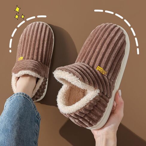 Women‘s Fleece Slippers Unisex Warm Winter Indoor/Outdoor Shoes in Saudi Arabia