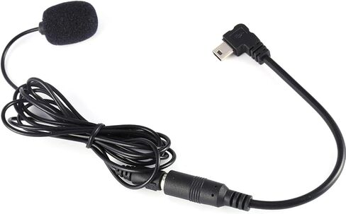 Black 3.5mm External Microphone Clip On Mic + Adapter Cable for GoPro Hero4 3/3+ in Saudi Arabia