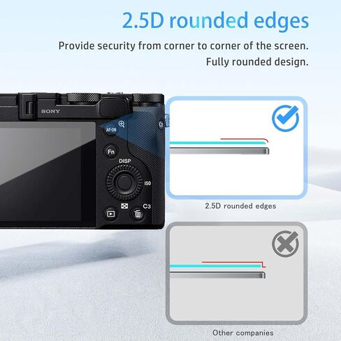 [3 Pack] Screen Protector for Sony RX1R III, HD Tempered Glass,9h Hardness,Scratch,Anti-Fingerprin,Tempered Glass Film Guard for Sony RX1R III Camera in Saudi Arabia