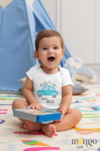 Gigi's Little Love Bug Baby Onesie® Cute Grandma_s Baby Clothes for Baby Announcement Gift in Saudi Arabia