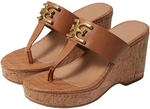 صندل Sam Edelman Yardlie Cuoio بكعب ويدج بني وحزام جلدي سهل الارتداء in Kuwait
