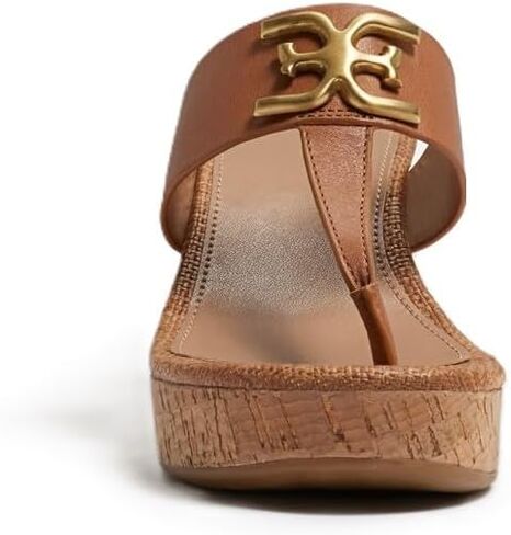 صندل Sam Edelman Yardlie Cuoio بكعب ويدج بني وحزام جلدي سهل الارتداء in Kuwait