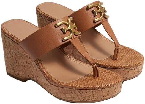 صندل Sam Edelman Yardlie Cuoio بكعب ويدج بني وحزام جلدي سهل الارتداء in Kuwait