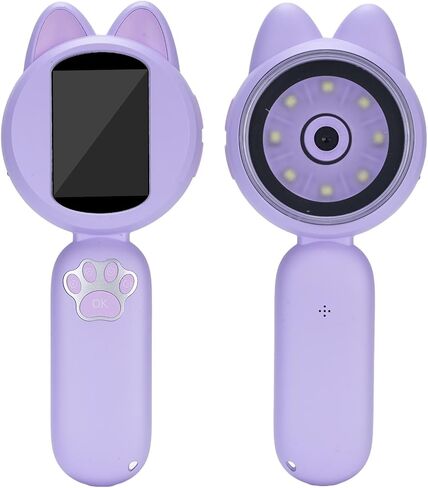 Fafeicy Handheld Digital Microscope with 2 Inch IPS Screen and 8 LED Lights Portable Scientific Tool for Kids Outdoor Exploration Indoor Study in Saudi Arabia