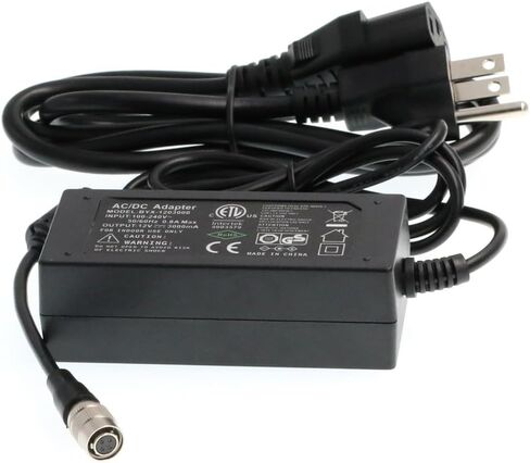 AC DC Power Supply Adapter for Sony Monitor 4 Pin Female Hirose 12V 2A in Saudi Arabia