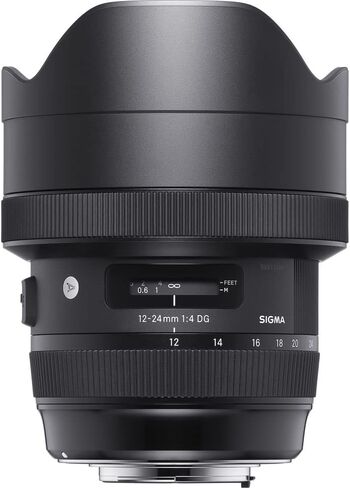 Sigma 12-24mm f/4 DG HSM Art Lens for Canon EF (MFR Part # 205954) Bundle. Ideal for Professional Portraits Weddings Indoor/Outdoor Adventure, Wildlife, Travel & Photography use + Accessories in Saudi Arabia