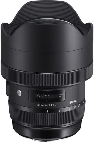 Sigma 12-24mm f/4 DG HSM Art Lens for Canon EF (MFR Part # 205954) Bundle. Ideal for Professional Portraits Weddings Indoor/Outdoor Adventure, Wildlife, Travel & Photography use + Accessories in Saudi Arabia