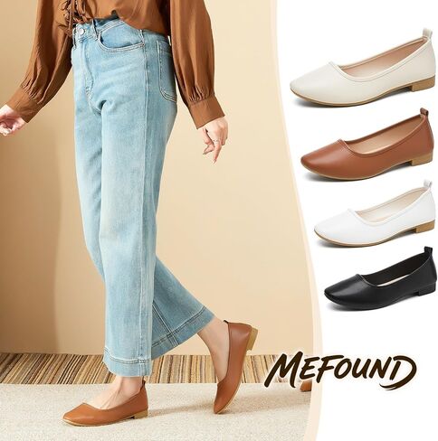 Women's Flats Shoes Ballet Flats Fashion Round Toe Comfortable Flats Dress Shoes Slip on Loafers for Women in Kuwait