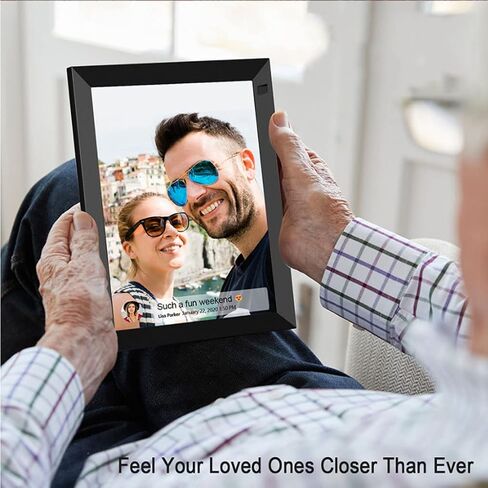 8-inch WiFi Digital Photo Frame 1280x800 with Touch Screen Smart Digital Photo Frame, Share Instant Digital Photo Frames Through The app Anytime, Anywhere in Saudi Arabia