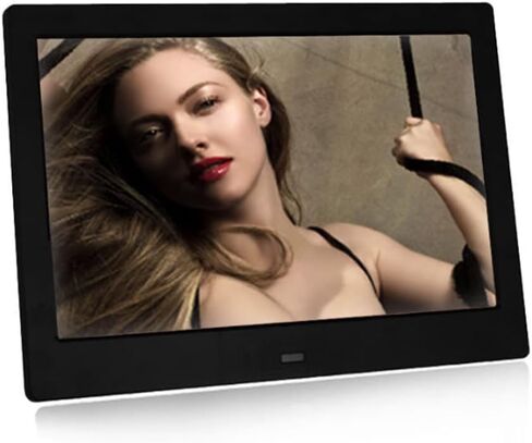 HD Smart WiFi Digital Photo Frame HD Advertising Machine Shopping Mall Monitor Stand Player 1280x800 IPS LCD Touch Screen Wall-Mounted (Black 8-inch) Digital Photo Frame (Black 7-inch) in Saudi Arabia