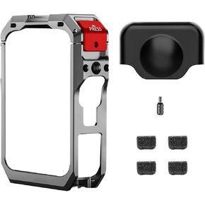 Aluminum Alloy Cameras Rabbit Cage with Dual Cold Shoe Mounts & 1/4" Screws Holes Quick Release Fit for OSMO 360 in Saudi Arabia