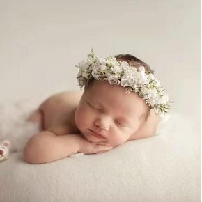 Newborn Baby Photography Props Headband Baby Photoshoots Girl Hair Accessories Headdress Newborn Princess Headwear in Saudi Arabia
