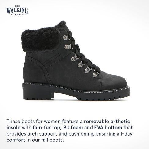 Rainier Lace Boot for Women | Warm Winter Boots | Easy On Easy Off Boots | Boots With Arch Support in Saudi Arabia
