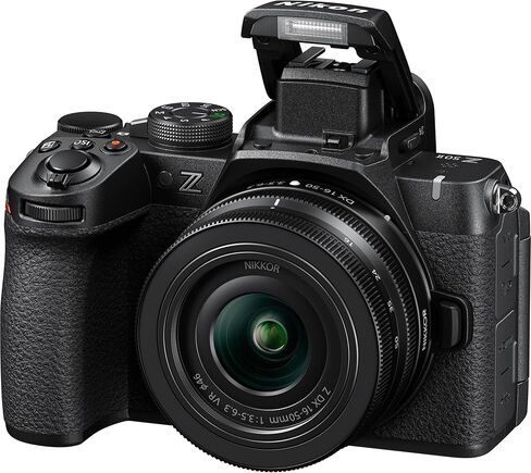 Nikon Z50II Mirrorless Digital Camera with NIKKOR Z DX 16-50mm f/3.5-6.3 & 50-250mm f/4.5-6.3 VR Lenses Bundle with 64GB Memory Card + 6Ave Cleaning kit+ More (Renewed) in Saudi Arabia