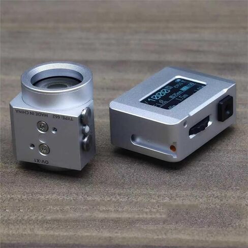 OLED Light Meter, Film Camera Light Meter, with Viewfinder, 17° Metering, with Cold Shoe Mount, Adjust ISO, Aperture and Shutter Speed Photography, for Vintage Cameras(Silver) in Saudi Arabia