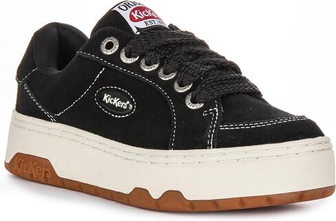 حذاء Kickers 70S Lo Sued النسائي برباط مستوحى من أحذية التزلج in Kuwait