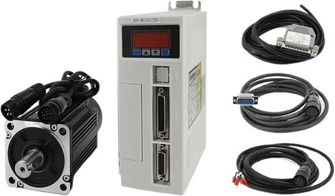 1pcs AC Servo Motor 90ST-M02430 AASD-15A 220V 3000RPM 2.4 N.M. 0.75KW Single-Phase ac Drive Permanent Magnet Matched Driver(Black Without Brake) in Saudi Arabia