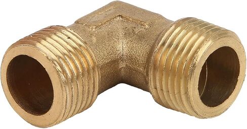 Right Angle Pipe Joint Brass Pump Check Valve Connection Elbow Air Compressor Fittings G3/8 in Saudi Arabia