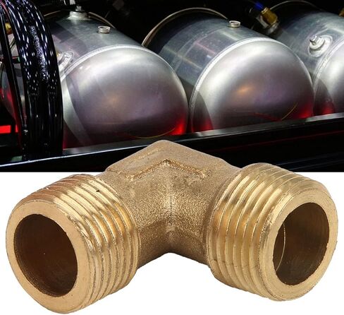 Right Angle Pipe Joint Brass Pump Check Valve Connection Elbow Air Compressor Fittings G3/8 in Saudi Arabia