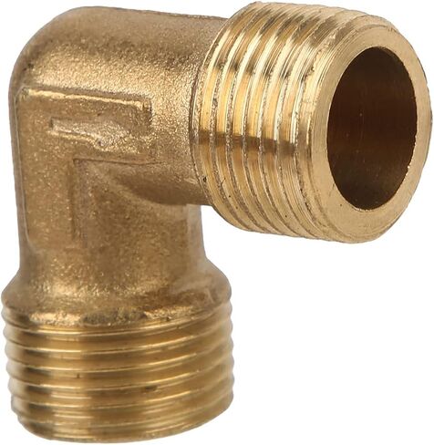 Right Angle Pipe Joint Brass Pump Check Valve Connection Elbow Air Compressor Fittings G3/8 in Saudi Arabia