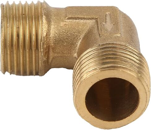Right Angle Pipe Joint Brass Pump Check Valve Connection Elbow Air Compressor Fittings G3/8 in Saudi Arabia