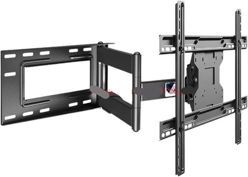 SP2 40"-70" 60" 65" 68.2KG Heavy Duty Strong Telescopic Long 3 Arm Full Motion LCD TV Wall Mount Bracket 110-712mm in Saudi Arabia
