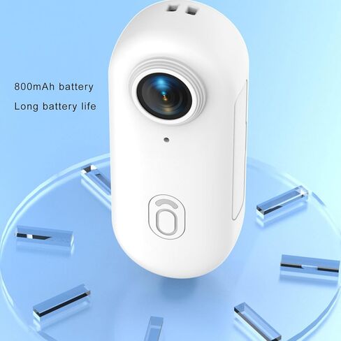 طوق تعقب الكلاب بدقة 4K بدقة 8 ميجابكسل، كاميرا واي فاي لأطواق القطط، كاميرا عمل صغيرة لتسجيل الفيديو، كاميرا صغيرة لاسلكية بزاوية واسعة 120 درجة يمكن ارتداؤها للغوص وصيد الأسماك وركوب الدراجات والمشي لمسافات طويلة (أبيض) in Kuwait