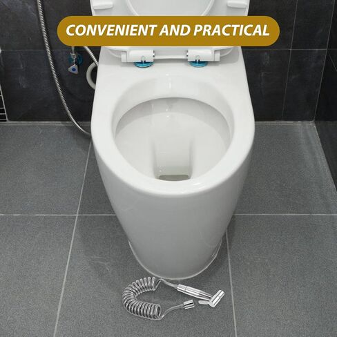 1 Set Handheld Bidet Sprayer for Toilet Multi Functional Kitchen Sink And Diaper Cleaning Tool High Pressure Water Flow Bathroom Cleaning Essentials in Saudi Arabia