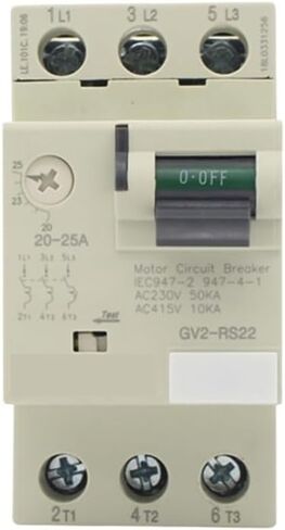 GV2-RS Series 3P Ue690V 50/60Hz Electronic Starter Protection Circuit Breaker(4-6.3A) in Saudi Arabia