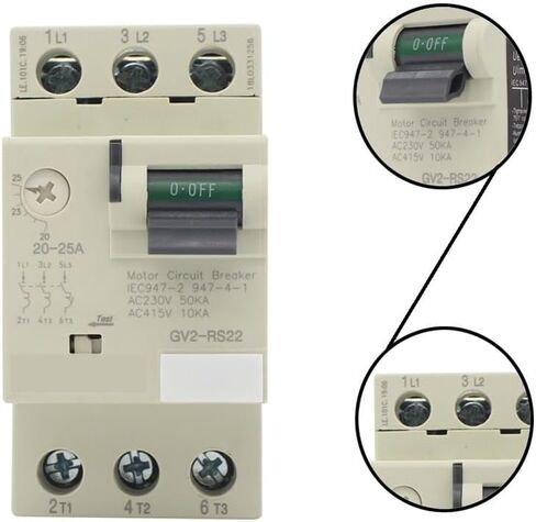 GV2-RS Series 3P Ue690V 50/60Hz Electronic Starter Protection Circuit Breaker(4-6.3A) in Saudi Arabia