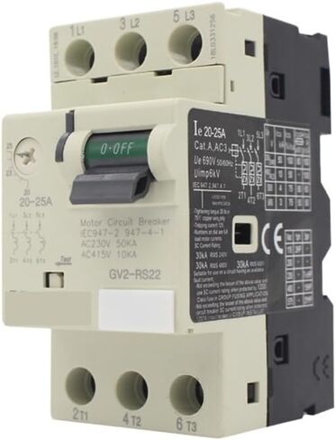 GV2-RS Series 3P Ue690V 50/60Hz Electronic Starter Protection Circuit Breaker(4-6.3A) in Saudi Arabia