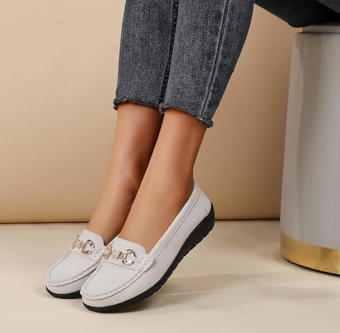 Loafers for Women Business Casual Shoes Comfortable Lightweight Penny Loafers Slip On Work Shoes Comfort Walking Flats in Saudi Arabia